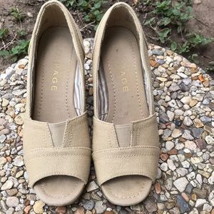 💐 Summer Canvas Wedges🌸